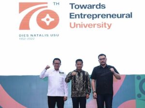 Logo Dies Natalis Ke-70 USU Diluncurkan. Tema : Towards Enterpreneural University