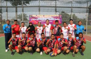 Tim Voli Lapas Pancur Batu Kalahkan Tim Kemenkumham Sumut