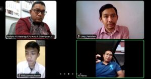 Komisoner KPU Padangsidimpuan Fadlyka Hikmah Narasumber Webinar LKBHMI Ciputat