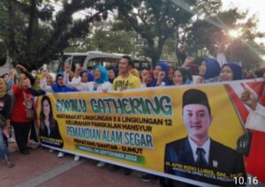 Anggota DPRD Medan Rizky Lubis Family Gathering Bersama Ratusan Warga Medan Johor