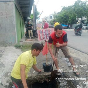 Dinas PU Kota Medan Normalisasi Drainasi Medan Timur, Medan Tembung,Medan Perjuangan