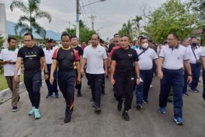 Edy Rahmayadi Ikut Fun Run HUT Ke-77 TNI AL