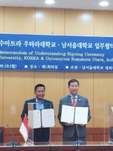 USU Kerjasama dengan Dua Universitas Terbaik Korea Selatan