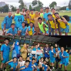 Tim Sepak Bola SMP Negeri 7 Medan Juara II Turnamen Piala Walikota