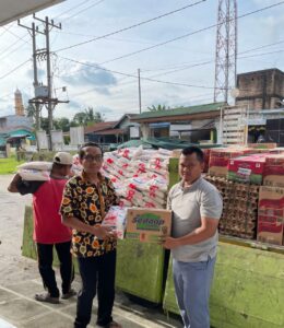 PT Inalum Bantu Korban Banjir Buntu Pane Asahan