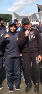 Edy Rahmayadi Lepas Kontingen Pra Popnas-Pospenas. Petinju Wanita Nona Mohon Doa Masyarakat