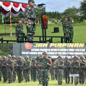 Pangdam I/BB Minta Prajurit Yonif 125/Smb Jadikan Latihan Pratugas Sebagai Way of Life