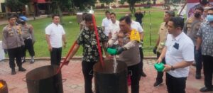 Polda Sumut Musnahkan Narkotika Senilai Rp 185 Milyar