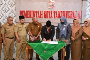 Wali Kota Tanjungbalai Waris Tholib Teken Kerjasama dengan BPJS Kesehatan