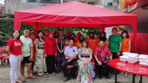 Wong Chun Sen Hadiri HUT Dewa Rezeki di Vihara Bodhisattva Maitreya