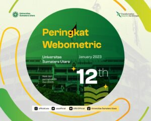 USU Raih Peringkat 12 Kampus Terbaik di Pemeringkatan Webometrics 2023