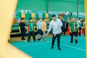 Bobby Nasution Resmikan Galaxy Grace Badminton Hall 