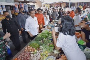 Jokowi Kunjungi Pasar Bakti & Pasar Halat. Harga Masih Baik