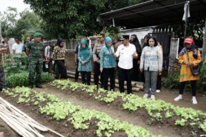 Kendalikan Inflasi,Satgas Pangan Kota Tebing Tinggi Tanam Tanaman Cepat Panen