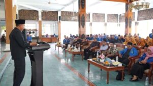 Bupati Pacitan Mas Aji Hadiri Pelantikan Raya dan Seminar Kepemiluan PMII