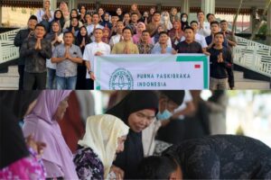 Purna Paskibraka Kota Tebing Tinggi Berbagi Sembako dan Takjil 