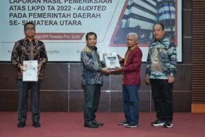 Bupati Asahan Terima Laporan Hasil Pemeriksaan LKPD 2022.