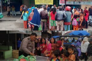 Polsek Sunggal Laksanakan Jumat Barokah,Bagikan Bingkisan.