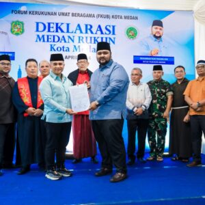 FKUB Deklarasikan Medan Rukun.