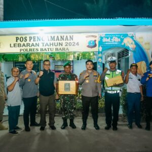 Pj. Bupati Batu Bara Periksa Kesiapan Pospam Arus Mudik Idul Fitri 1445 H