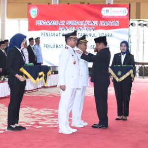 Wiriya Alrahman Pj. Bupati Deliserdang, Dimposma Sihombing Pj.Bupati Taput.