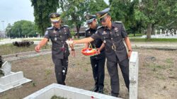 Peringati HBP Ke 60, Lapas Narkotika P. Siantar Ziarah dan Tabur Bunga di Makam Pahlawan.