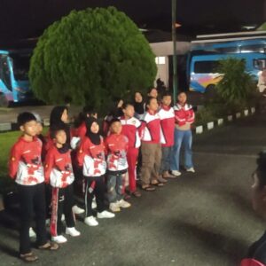 Kontingen Tapsel Siap Rebut Juara Kejuaraan Karate Terbuka dan Festival Piala Bisma Sumut 2024.