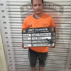 Polsek Percut Sei Tuan Tangkap Pelaku Pencurian dan Pengancaman di Cafe Anugrah.