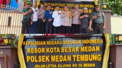 Kapolrestabes Medan Resmikan Polsek Medan Tembung.