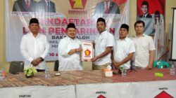 Tokoh Masyarakat dan Alim Ulama Hantar Dolly Pasaribu Daftar ke Partai Gerindra.