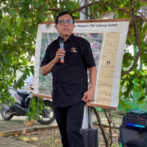 Ketum PWI Pusat Kunjungi Komplek Perumahan PWI Sumut.