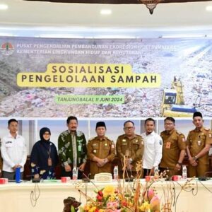 Sosialisasi Pengelolaan Sampah Bersama P3E Sumut dan KLHK Di Tanjungbalai.