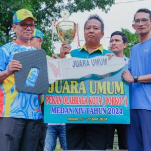 Medan Deli Juara Umum Porkot Medan 2024.