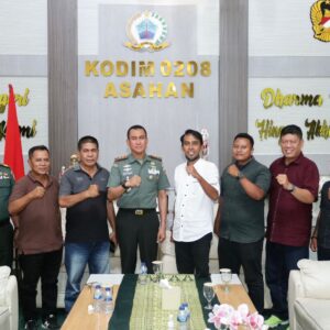 SMSI Astab Silaturahmi dengan Dandim 0208/Asahan.