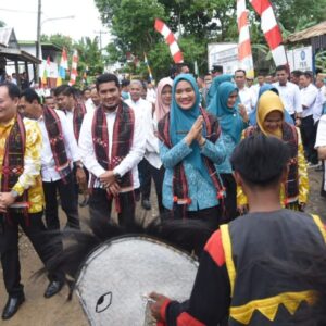 Tim Evaluasi PTP2WKSS Sumut Turun ke Desa Batu Godang Tapsel.