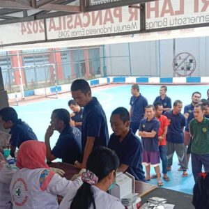 100 WBP Lapas Narkotika Pematangsiantar Diskrining TBC, HIV/AIDS,Siplis.