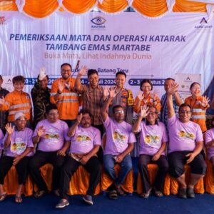 Sasar 1.300 Mata, Operasi Katarak Gratis Agincourt Resources ke-10 Resmi Dibuka.