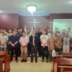 Pelaksanaan Ibadah Bagi WBP Umat Kristiani di Lapas Narkotika Kelas IIA Pematangsiantar.