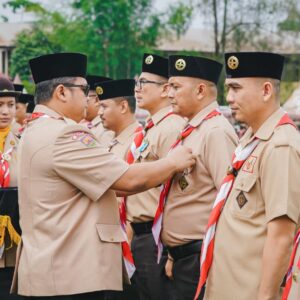 Gerakan Pramuka Kota Medan Pecahkan Rekor MURI Dunia.