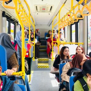 60 Bus Listrik Nyaman Dirasakan Warga Medan.