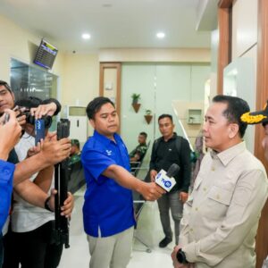 Pj Gubernur Sumut Agus Fatoni Hadiri Peresmian Penerbangan Domestik Perdana dari Bandara Gatot Subroto Way Kanan.