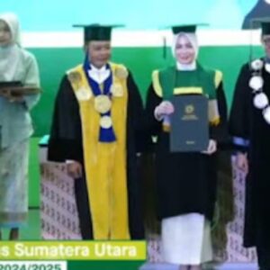 1.757 Lulusan USU Wisuda. Rektor Ingatkan Dunia Kerja Tidak Tergantung Status Akademik.