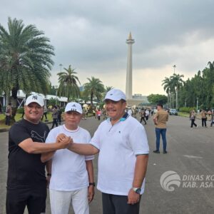 Wagubsu, Bupati dan Wakil Bupati Asahan Terpilih Ikuti Gladi Kotor di Monas.