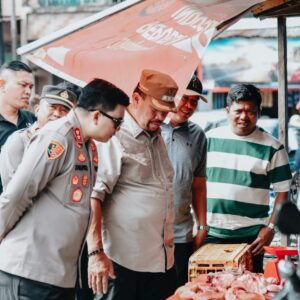 Harga Sembako di Batu Bara Stabil di Awal Ramadhan, Bupati Baharuddin Siagian Lakukan Sidak Pasar
