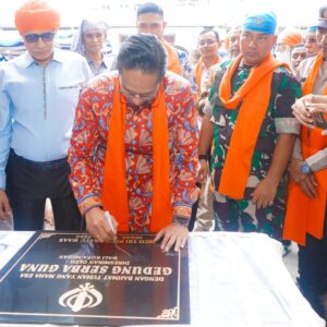 Rico Waas Resmikan Gedung Serba Guna Gurdrawa GPC, Ajak Umat Sikh Bersinergi Bangun Medan