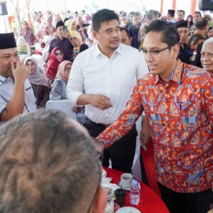 Rico Waas,Bobby,Surya Hadiri Halalbihalal Rumah Wakil Ketua DPRD Sumut
