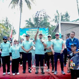 Peringati Hari Lingkungan Hidup, Pemkab Batu Bara Gelar Jalan Santai dan Tanam Pohon