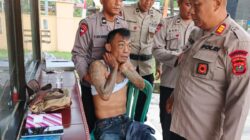 Brimob Respon Cepat Aduan Masyarakat di Tanjung Morawa, Pria Kecelakaan Ternyata Bawa Narkoba