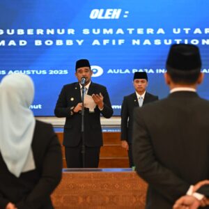 Dua Mantan Sekda Dilantik Jadi Kadis Kominfo Sumut dan Asisten Gubernur