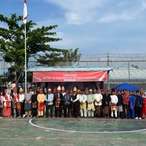 Lapas Labuhan Ruku Laksanakan Upacara HUT RI ke-80